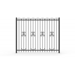 Кованный забор КЗ-43