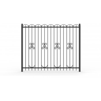 Кованный забор КЗ-43