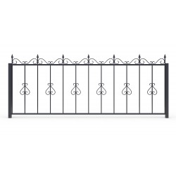 Кованный забор КЗ-83