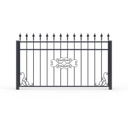 Кованный забор КЗ-91