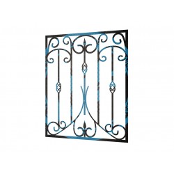 Кованая решетка люкс-43