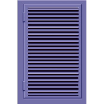 Одностворчатые жалюзийные распашные (фиолетовые)