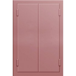 Двухстворчатые распашные (красные) 
